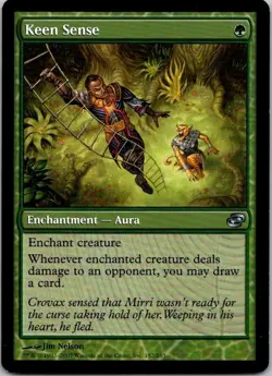 MTG Magic The Gathering Keen Sense Planar Chaos Played See Scan - Image 1