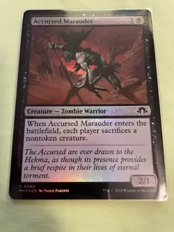 Accursed Marauder Modern Horizons 3 Foil NM - Image 1