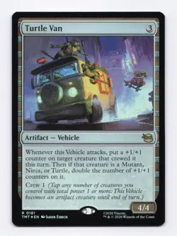 Turtle Van (Foil) 0181 (R) MTG Teenage Mutant Ninja Turtles (TMT) - Image 1