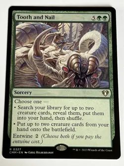 Tooth and Nail 327 MTG Commander Masters 2023 Mint - 9.0 + Non Foil Rare - Image 4