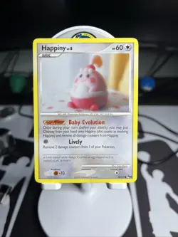 Pokemon TCG Happiny Regular 14/17 Pop Series 8 - Image 1