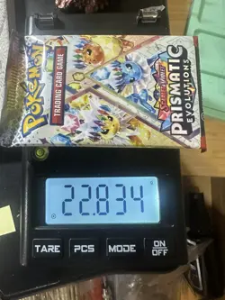 (1x) 22.83g HEAVy FAT Prismatic Evolutions Booster Pack Sealed! Pokemon PRE S&V - Image 3