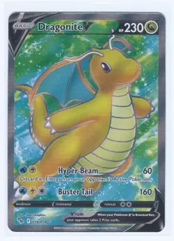 Dragonite V (Full Art) 076/078 Pokemon GO Holo - Image 1