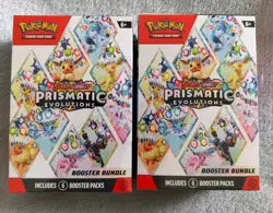 X2 Pokemon TCG Prismatic Evolutions Booster Bundle NEW & SEALED - Image 1