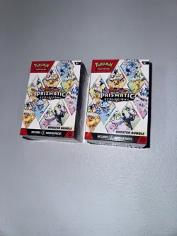 Pokemon TCG S&V Prismatic Evolutions 2x Booster Bundle New Factory Sealed - Image 1