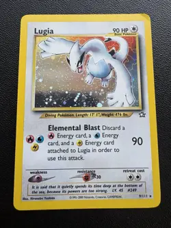 Pokemon TCG Lugia Neo Genesis Holo Rare 9/111 - Image 1
