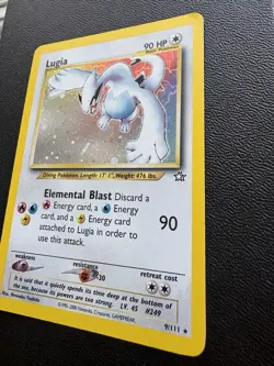 Pokemon TCG Lugia Neo Genesis Holo Rare 9/111 - Image 2