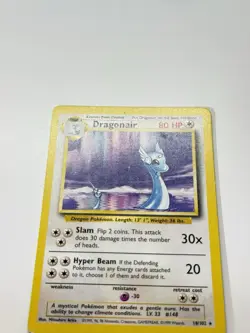 Dragonair 18/102 Non-Holo Pokemon Base Set English Lightly Played LP #3 - Image 5