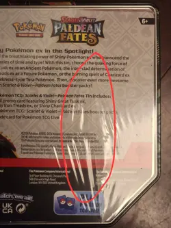Pokemon TCG Paldean Fates Charizard EX Tin - Factory Sealed - Image 3