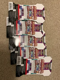 Pokemon: Paldea Evolved - Sleeved Booster Packs Full Art Set of 5 Sealed - Image 4