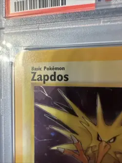 Pokemon Zapdos Holo Fossil 15/62 Unlimited 1999 PSA 7 - Image 2