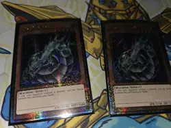 Cyber Dragon (Alt Art) RA03-EN155 Quarter Century Secret Rare Yugioh + Platinum - Image 1