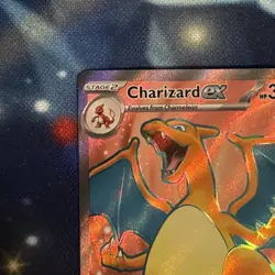 Pokemon TCG English Card 151 MEW EN Charizard ex 183/165 Full Art Holo NM - Image 2