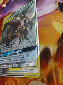 Umbreon & Darkrai Gx SM241 Tag Team Promo Alt Art Collectible Card - Image 3