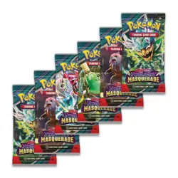 Twilight Masquerade Scarlet & Violet 6 Pack Booster Bundle Pokemon Cards TCG New - Image 2
