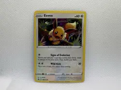 Pokemon TCG Eevee SWSH Black Star Promo Card SWSH118 Holo - Image 1