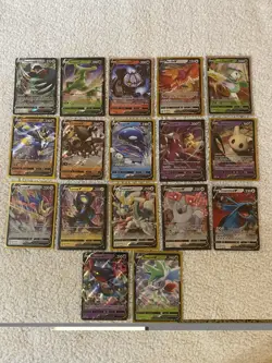Pokemon TCG Bulk Lot of 17 Pokemon V Full Art Cards - Image 1
