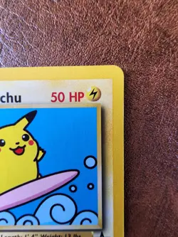 Surfing Pikachu #28 Black Star Promo WOTC Rare Pokemon Card - Image 4