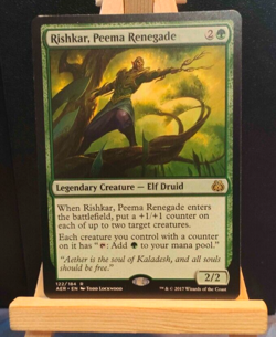 Rishkar, Peema Renegade - Aether Revolt - Rare - NM/LP - MTG - Image 1