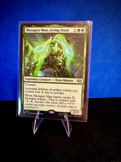 Mutagen Man, Living Ooze [Teenage Mutant Ninja Turtles, 0124] Near Mint MTG - Image 1