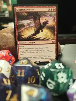MTG Stormscale Scion - Regular - Tarkir: Dragonstorm #0123 - Image 1