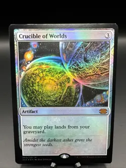 Crucible of Worlds Foil Double Masters 2022 MTG Magic the Gathering - Image 1