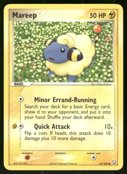 Pokemon Tcg Mareep #67 Pokemon Team Rocket Returns NM - Image 1