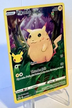 2021 Pikachu 005/025 Celebrations Holo Pokemon 25th Anniversary Trading Card - Image 2