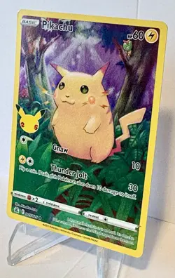 2021 Pikachu 005/025 Celebrations Holo Pokemon 25th Anniversary Trading Card - Image 3