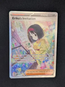 Pokemon TCG Erika’s Invitation 203/165 Scarlet & Violet 151 - Image 1