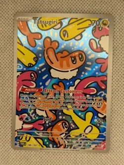 Pokemon TCG Tatsugiri 186/167 Secret Rare Twilight Masquerade - Image 1
