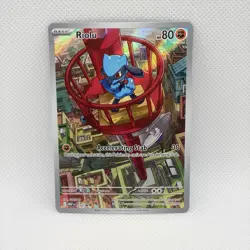 🔥Pokemon Riolu 010 Black Star Promo Full Art MEP: Mega Evolution Promo - NM - Image 1