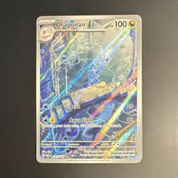 Pokemon TCG Dragonair 181/165 Scarlet & Violet 151 Illustration Rare Holo 100 HP - Image 1