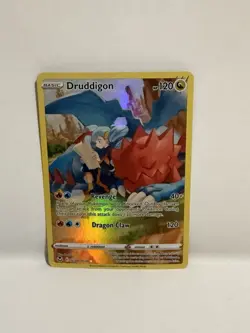 Pokemon TCG Druddigon TG09/TG30 Silver Tempest Full Art Holo Ultra Rare - Image 1