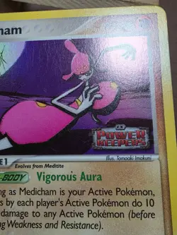 MP Pokemon Medicham Power Keepers STAMPED Holo 34/108 - Image 5