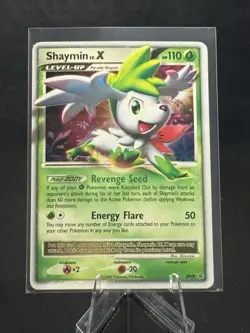 Pokemon Shaymin LV.X DP39 Black Star Promo Holo LP - Image 1