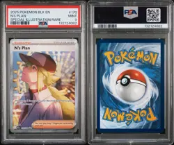 2025 Pokemon Black bolt 170/086 N's Plan PSA 9 SIR Special illustration Rare🧝🏻 - Image 3
