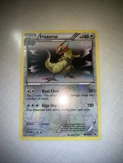 Haxorus 88/101 Reverse Holo Noble Victories Black & White 3 Pokemon TCG Rare - Image 1