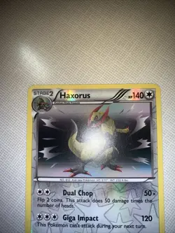Haxorus 88/101 Reverse Holo Noble Victories Black & White 3 Pokemon TCG Rare - Image 2