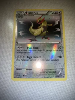 Haxorus 88/101 Reverse Holo Noble Victories Black & White 3 Pokemon TCG Rare - Image 3