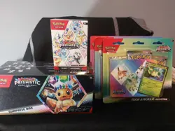 Prismatic Evolutions FACTORY SEALED LOT - Pokemon TCG Booster Bundle & More - Image 1