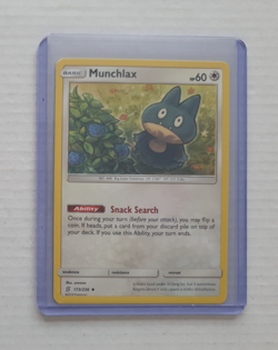 Pokemon TCG Unified Minds - Munchlax 173/236 Non-Holo Uncommon (2019) NM - Image 3