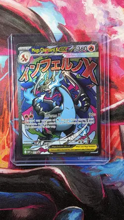 Pokemon TCG Mega Charizard X EX 023 Black Star UPC Promo Phantasmal Flames - Image 3