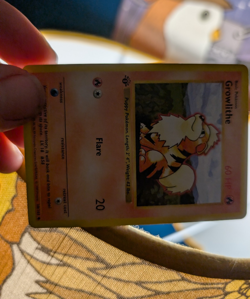 Growlithe 28/102 - [Uncommon] Pokemon TCG 1st Edition (Shadowless) *NM* - Image 2