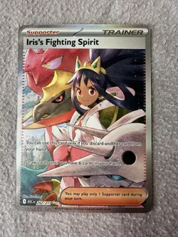 Iris's Fighting Spirit 292 / 217 SIR Pokemon Ascended Heroes NM FRESH PULL - Image 1