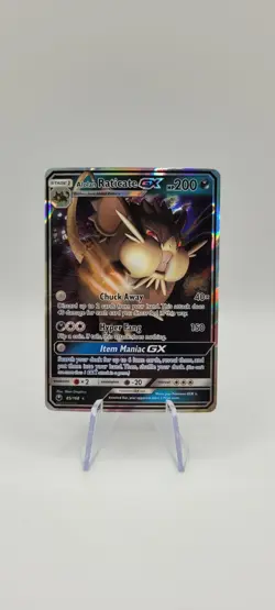 Pokemon TCG: Alolan Raticate GX 85/168 Ultra Rare Holo - Celestial Storm - NM - Image 1
