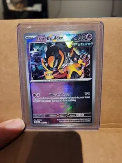 Pokemon TCG Iron Boulder 46/131 Prismatic Evolutions MASTERBALL Reverse Holo - Image 1