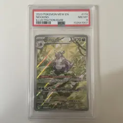 2023 POKEMON MEW EN ILLUSTRATION RARE #174 NIDOKING PSA 8 - Image 1