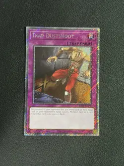 1x Yu-Gi-Oh! Trap Dustshoot - RA04-EN121 - Platinum Secret Rare - 1st Ed - NM - Image 1