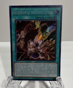 Yu-Gi-Oh! Deception of the Sinful Spoils ROTA-EN055 1st Edition Secret Rare NM - Image 1